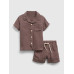 GAP - Baby outfit bavlněný set - Hnědá