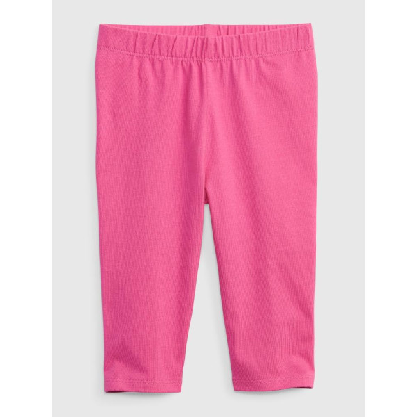 GAP - Baby organic capri legíny - Růžová