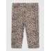 GAP - Baby organic capri legíny leopard - Béžová