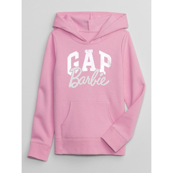 GAP - Dětská mikina GAP & Barbie™ - Růžová