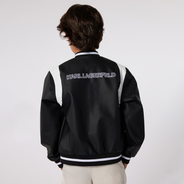 KARL LAGERFELD KIDS - Chlapecký černý bomber