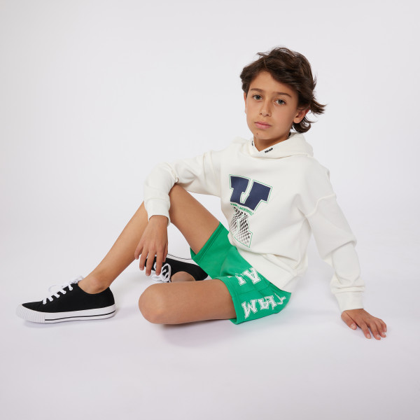 KARL LAGERFELD KIDS - Chlapecká mikina s kapucí