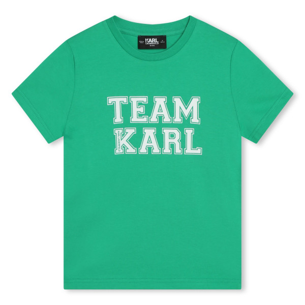 KARL LAGERFELD KIDS - Chlapecké triko zelené