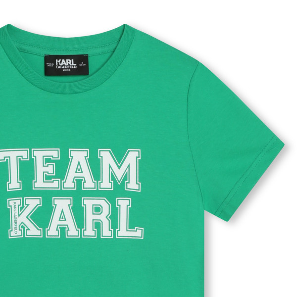 KARL LAGERFELD KIDS - Chlapecké triko zelené