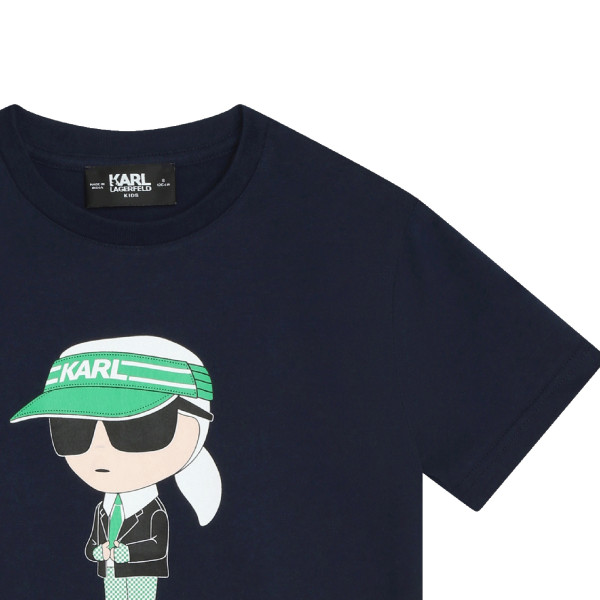 KARL LAGERFELD KIDS - Dětské triko modré